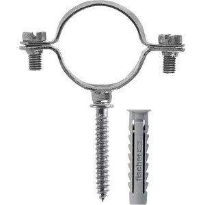 FISCHER 10 COLLARI MM.10 CZV C/VITE + TASSELLO- 1,0 confezione