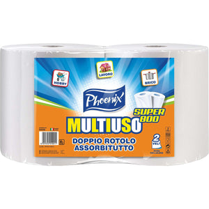 BOBINA CARTA PURA CELLUL SUPER 800 2 PZ  1,4 KG CA- 1,0 confezione