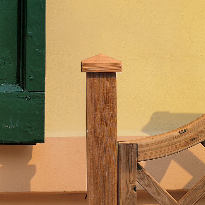 COPRIPALO DIAMANTE IN PINO IMPREGNATO 7X7 CM- 1,0 pz