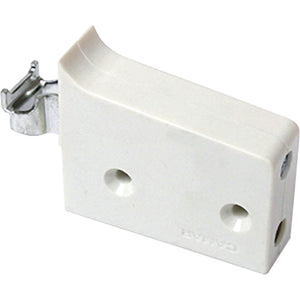 ATTACCAGLIA UNIVERS.PER BARRA PORTAPENSILI BIANCA- 40,0 pz