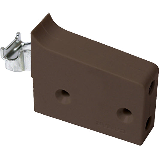 ATTACCAGLIA UNIVERS.PER BARRA PORTAPENSILI MARRONE- 40,0 pz