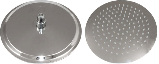 SOFFIONE DOCCIA INOX TONDO D 200 MM- 1,0 pz
