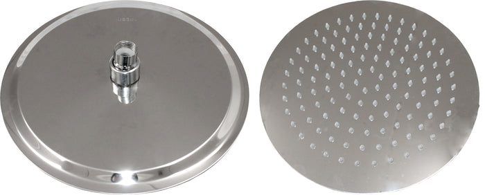 SOFFIONE DOCCIA INOX TONDO D 250 MM- 1,0 pz