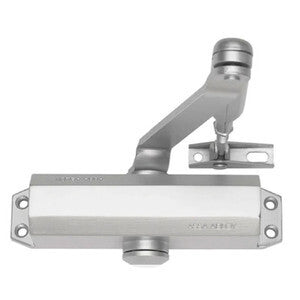 CHIUDIPORTA DC110  CERTIFICATO C/FERMO ARGENTO- 1,0 pz