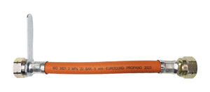 FLESSIBILE P/CENTRALINE GOMMA CM.70 F.F.1/2 GAS- 6,0 pz