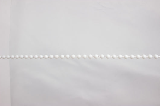 CATENA A PERLINE BIANCO 4,5 MM (2,5 M)- 1,0 pz