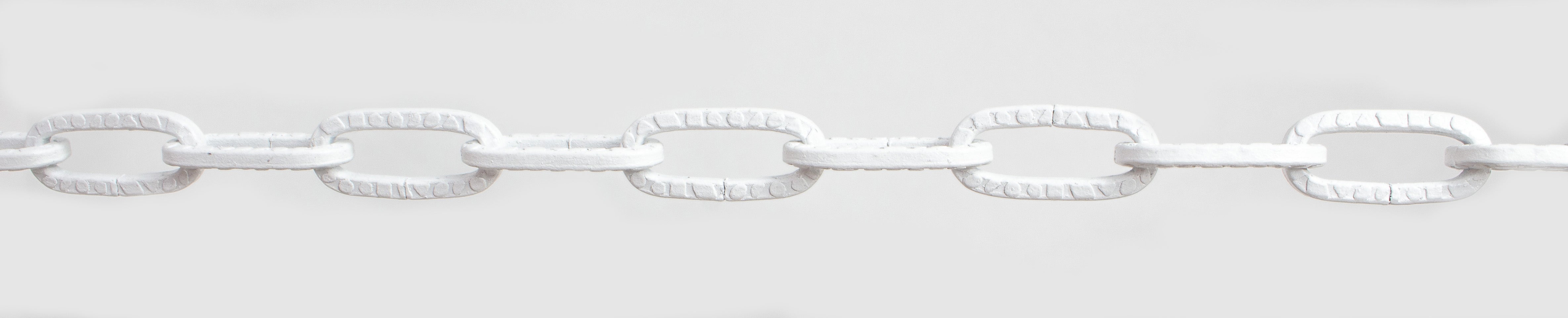 CATENA FILO QUADRO RULLATO 2MMX2,5M BIANCO- 1,0 pz