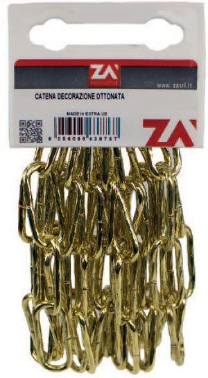 CATENA MAGLIA LUNGA RITORTA 2,5 MM 2,5 M OTTON- 1,0 pz