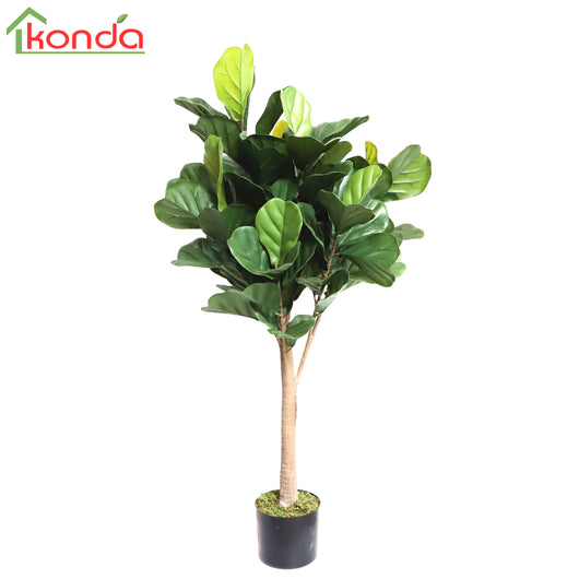 C PIANTA FICUS LYRATA ARTIFICIALE 125 CM- 4,0 pz