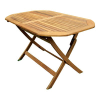 C TAVOLO LEGNO OVALE PIEGHEVOLE CM 120X75X72- 1,0 pz