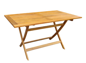 C TAVOLO LEGNO RETTANGOLARE PIEGHEVOLE CM 140X80X72- 1,0 pz