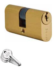 WALLY 64-01 CILINDRO OVALE 54 MM OTTTONATO- 10,0 pz