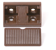 GIUNZIONE ANGOLARE IN PLASTICA MARRONE- 100,0 pz