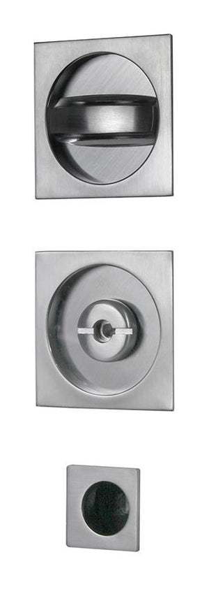 KIT MANIGLIE QUADRO PORTE SCORREVOLI C/NOTT CROMO- 1,0 pz