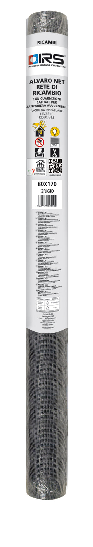 RETE RICAMB ZANZARIERA IRS OPERA SOTT VERT  80X160- 1,0 pz