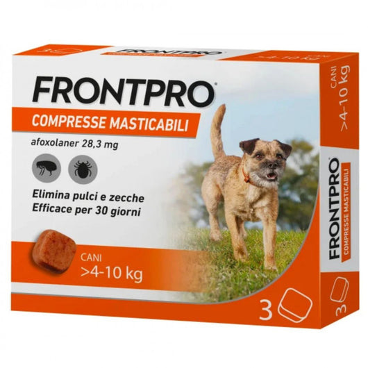 FRONTPRO COMPRESSA MASTICABILE CANI 4 -10 KG 3 PZ- 1,0 pz