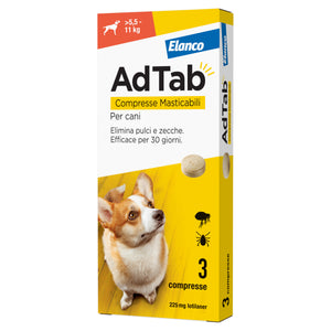 ADTAB COMPRESSE MASTICABILI PER CANI 5,5 - 11 KG- 1,0 pz