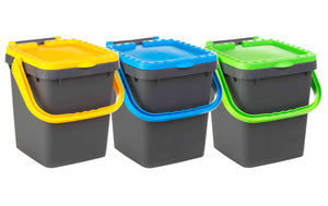 PATTUMIERA  20 L ECOPLUS C/MANIGLIA KIT 3 PEZZI- 1,0 pz