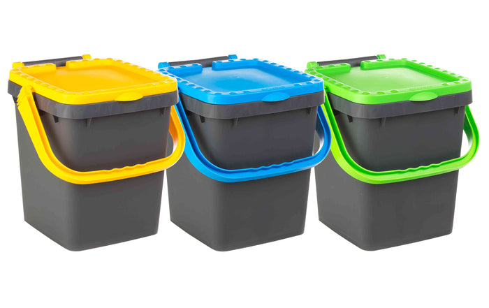 PATTUMIERA  20 L ECOPLUS C/MANIGLIA KIT 3 PEZZI- 1,0 pz