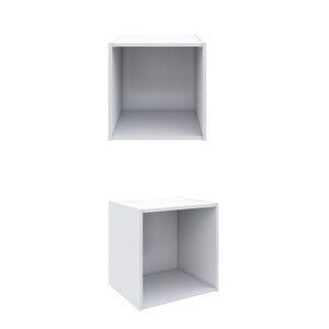 CUBO 35X35X29 CM BIANCO- 1,0 pz