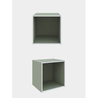 CUBO 35X35X29 CM VERDE- 1,0 pz