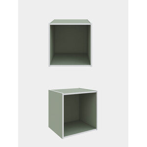 CUBO 35X35X29 CM VERDE- 1,0 pz