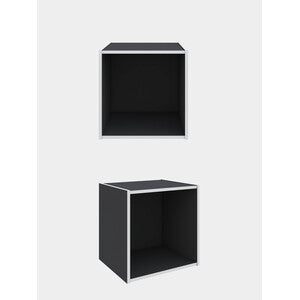 CUBO 35X35X29 CM GRIGIO- 1,0 pz