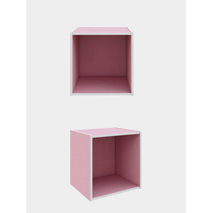 CUBO 35X35X29 CM ROSA- 1,0 pz