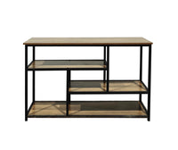 INDUSTRIAL MOBILE BASSO METAL/QUERCIA 140X35X80 CM- 1,0 pz
