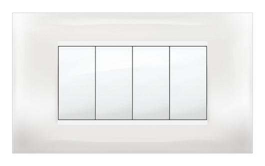 PLACCA MIVIDA PLANA BIANCO 4P- 1,0 pz