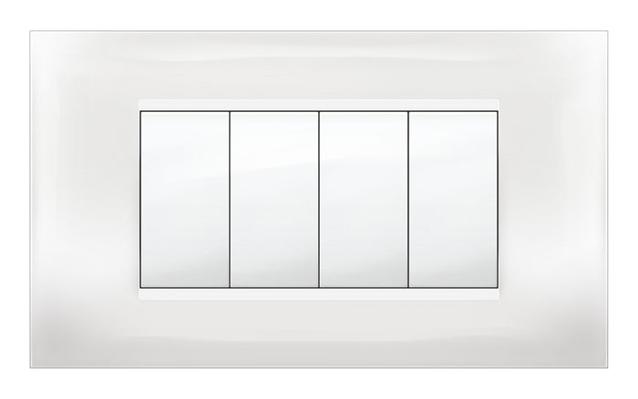 PLACCA MIVIDA PLANA BIANCO 4P- 1,0 pz