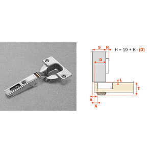 SALICE CERNIERA AUTOMATICA CNA7A99 COLLO  0- 50,0 pz