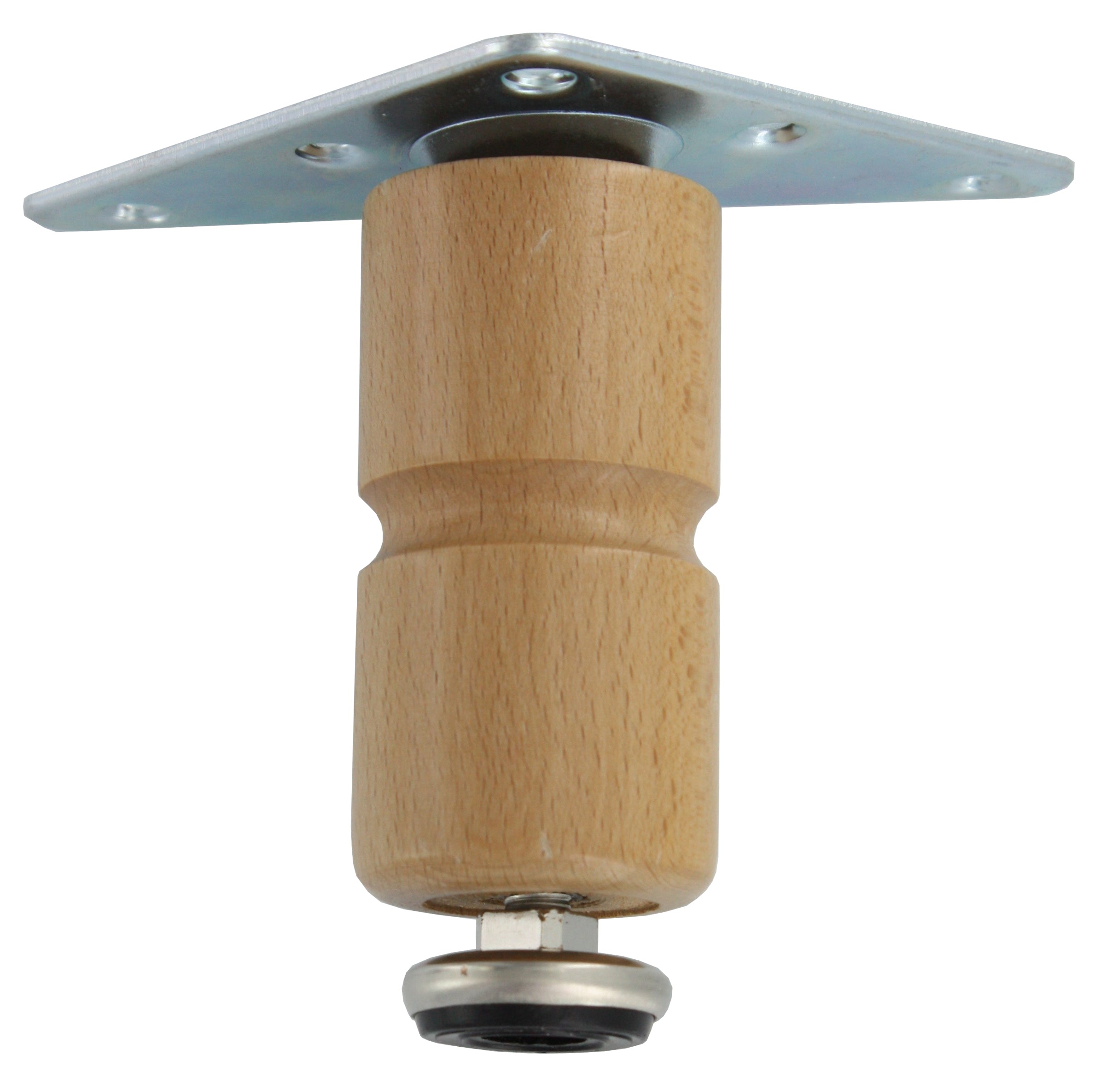 BL PIEDINO REGOLABILE LEGNO 200 MM CHIARO 4 PZ- 2,0 blister