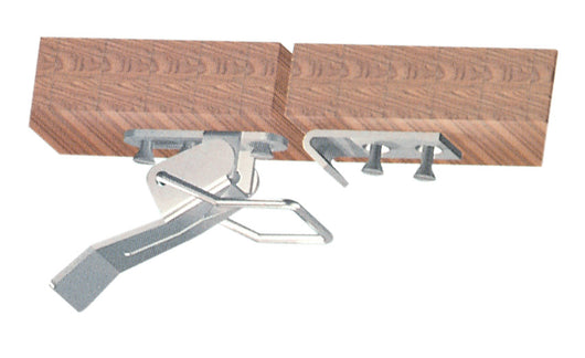 BL CHIUSURA PER TAVOLO A LEVA FERRO ZINC 77 MM 2 PZ- 5,0 blister