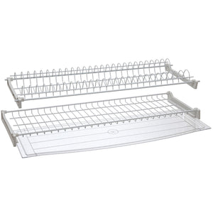 KIT COLAPIATTI ALLUMINIO C/VASCHETTA 86 CM CROMO- 1,0 confezione