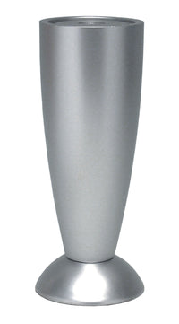 PIEDINO REGOLABILE ABS 120 MM B0229 ALLUMINIO- GS PLAST- 5,0 pz