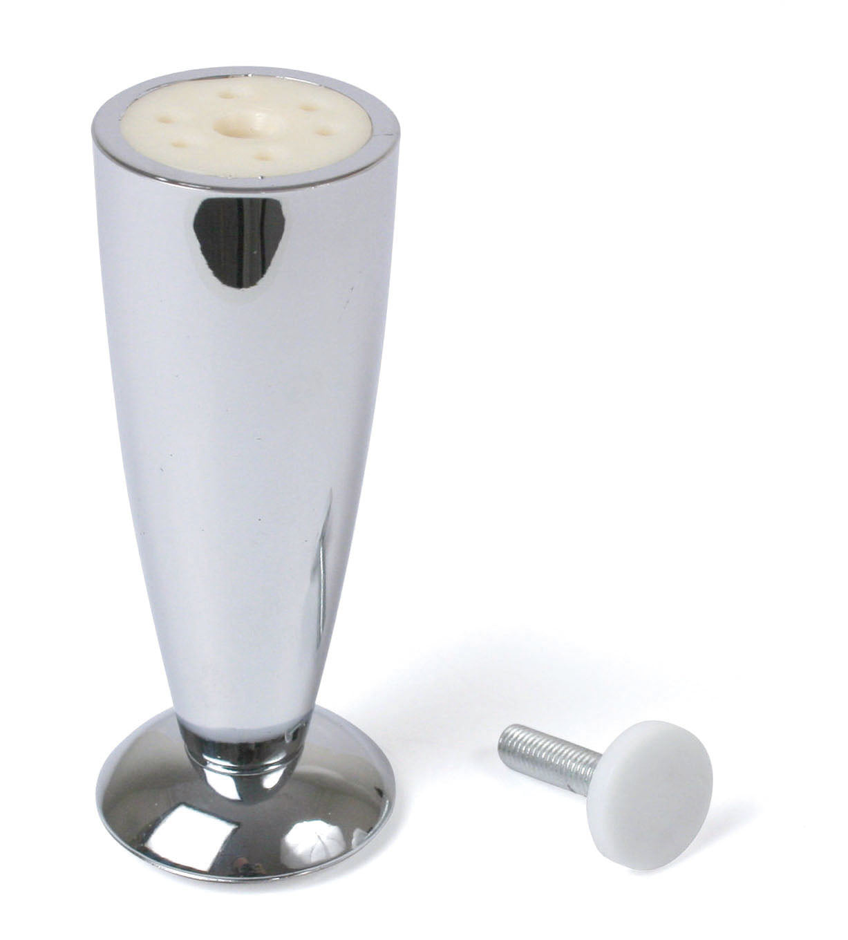 PIEDINO REGOLABILE ABS 120 MM B0229 CROMO- GS PLAST- 5,0 pz