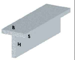 PROFILO ARGENTO H.100 CM T 15X15X1,5 MM*- ARCANSAS- 5,0 pz