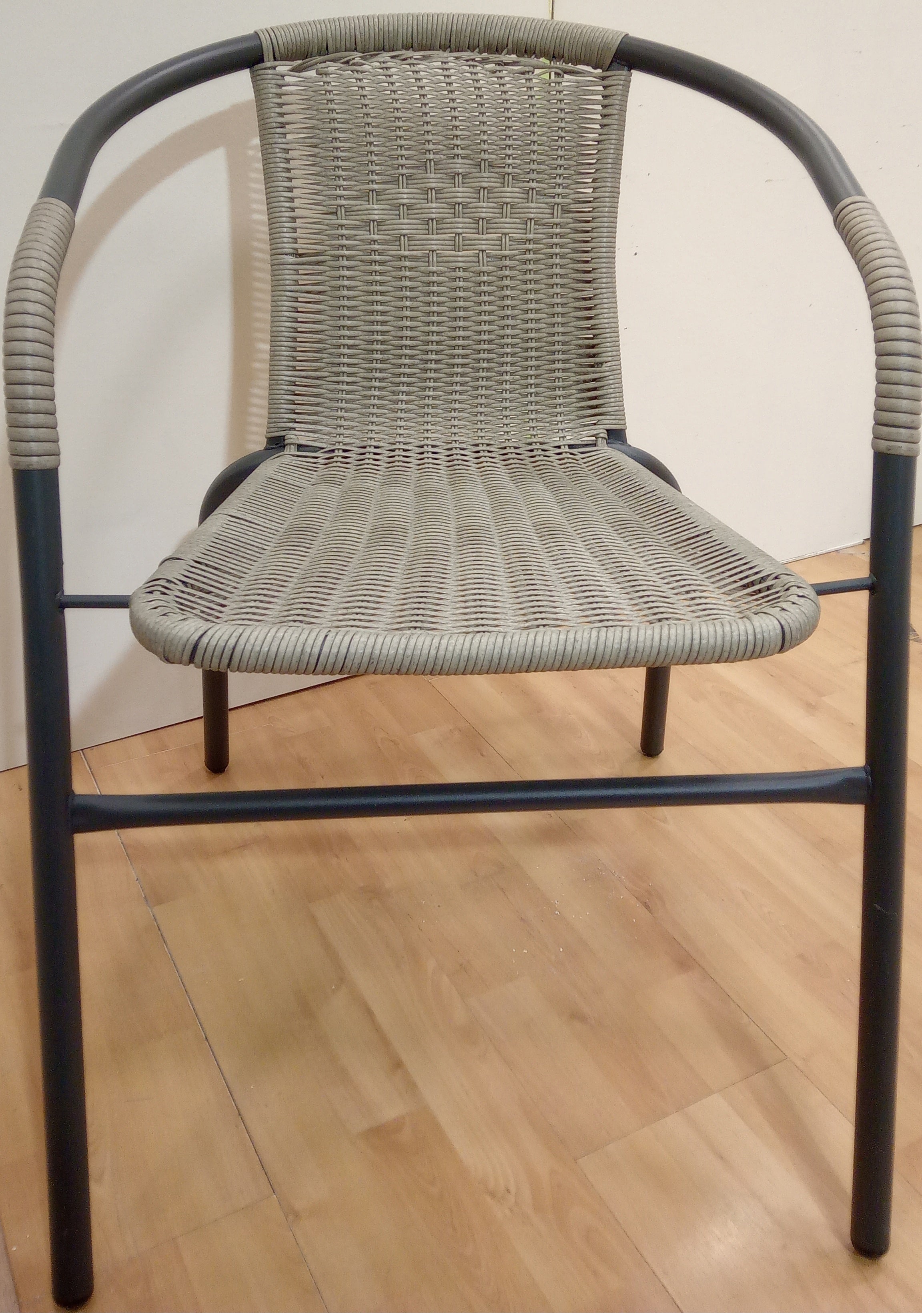 SEDIA SPRITZ METALLO/RATTAN 020092- 1,0 pz