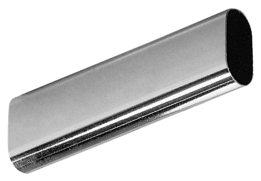 TUBO PER ARMADIO OVALE CROMATO 30X15 MM DA 1 M- 10,0 pz