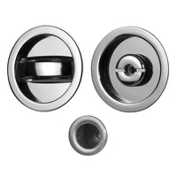 KIT PORTA SCORR NICCHIA D 48 MM C/NOTT CROMO- 1,0 pz