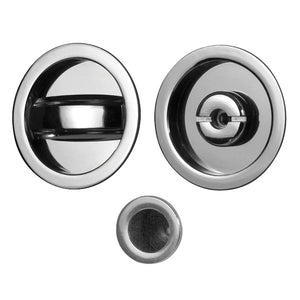 KIT PORTA SCORR NICCHIA D 48 MM C/NOTT CROMO- 1,0 pz