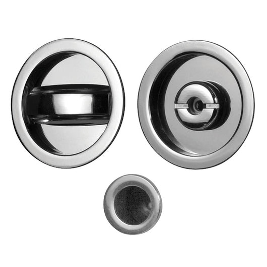 KIT PORTA SCORR NICCHIA D 48 MM C/NOTT CROMO- 1,0 pz