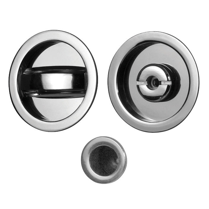 KIT PORTA SCORR NICCHIA D 48 MM C/NOTT CROMO- 1,0 pz