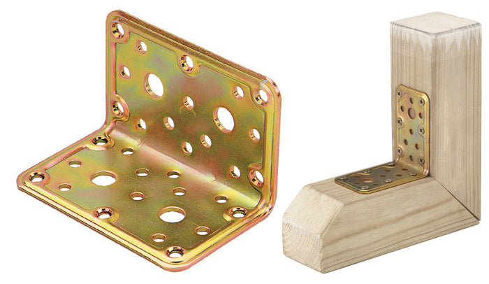 PIASTRA 777 ANGOLARE ACCIAIO TROPIC 100X 40X 40 MM- ALDEGHI LUIGI SPA- 25,0 pz