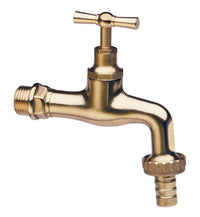 RUBINETTO OTTONE LUCIDO C/PORTAGOMMA D 1/2- RUBINETTERIE ASSOCIATE- 2,0 pz