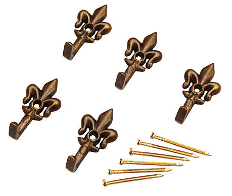 BL GANCIO PER QUADRO GIGLIO 32 MM BRON N. 0 5 PZ*- DIESSE- 5,0 blister