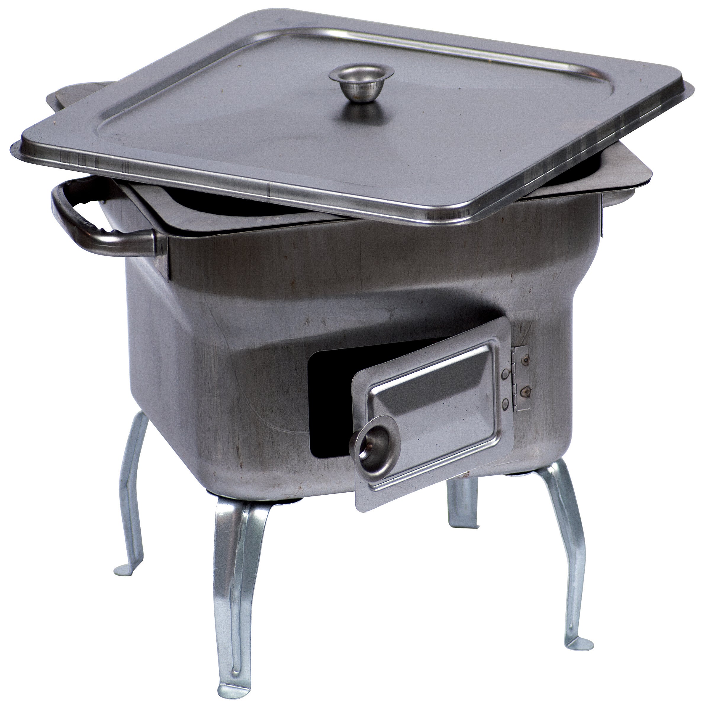 BARBECUE IN ACCIAIO FORNACELLA 25X25XH24 CM- 1,0 pz