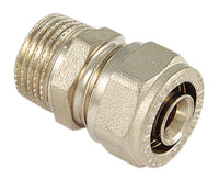 RACCORDO DIRITTO M.16X1/2 P/MULTISTRATO- TIEMME- 10,0 pz