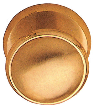 BL POMOLO OTTONE D 70 MM SATINATO- 1,0 blister